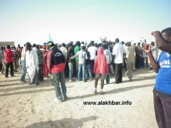 جانب من احتفالات الرعايا الأجانب بعد فوز فريق ساحل العاج (تصوير الأخبار